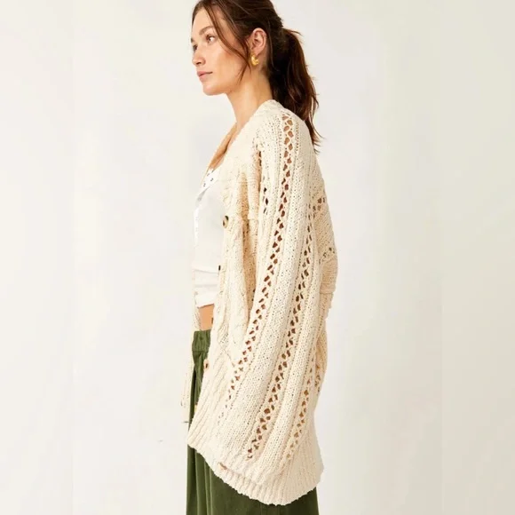 free people Cable Cardi - Picture 2 of 7